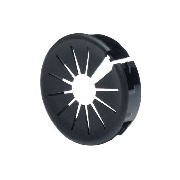 Heyco Open/Closed Universal Bushing Black, 0.500 in. Hole, 1000PK - 2055SP