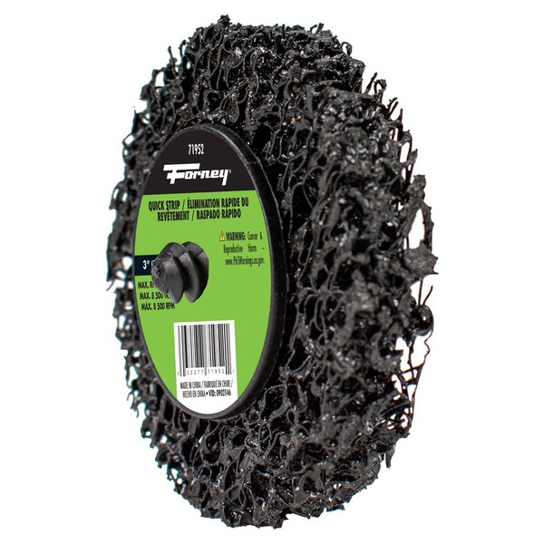 Disco de desbaste de cambio rápido Forney, 3 pulgadas, paquete de 2 unidades de Forney 71952 - 71611
