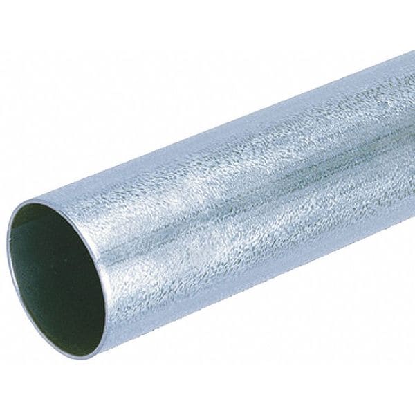 Allied Tube & Conduit EMT Metallic Conduit, 4 in Trade Size, 10 ft, Steel, Galvanized, Gray - 858965