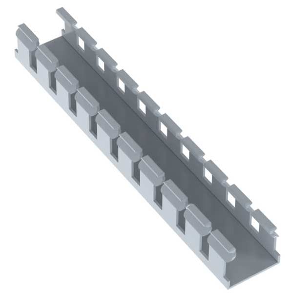 Panduit Wire Duct, Wide Slot, Gray, 1.26 W x 1 D - G1X1LG6