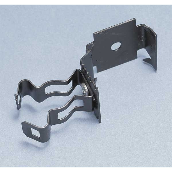 Nvent Caddy Clip, Conduit; EMT; Pipe Use, 1/2 in; 3/4 in, Steel, Zinc Phosphate - 812MF