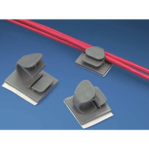 Panduit Wire Clip, Adhesive Backed, PK50 - LWC100-A-L