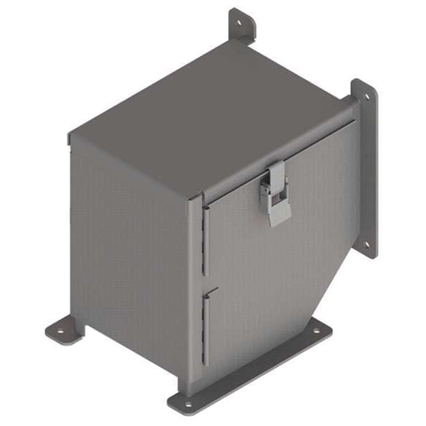 Nvent Hoffman Wireway 90 Degree Elbow, 12 Type, NEMA 12 Rating, Steel, Painted - F66LE9C