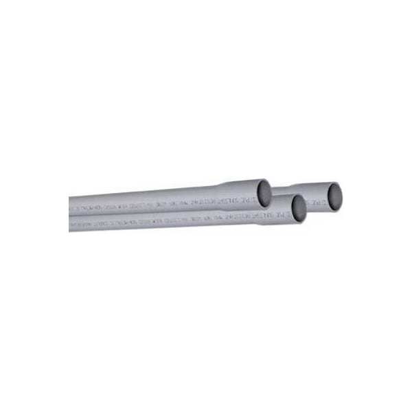 Allied Tube & Conduit Non-Metallic Conduit, Schedule 40, 3 in Trade Size, 10 ft, PVC - 8112