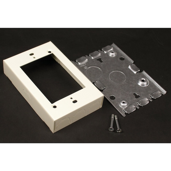 Wiremold Raceway, 1 Channel, 2.90 in W, 3 in H, Ivory - V5748S