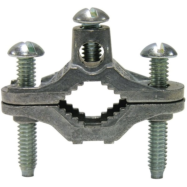Gardner Bender Ground Clamp, Clamping Range 12 to 1 in, 10 to 2 AWG Wire, Galvanized - 14-GRC