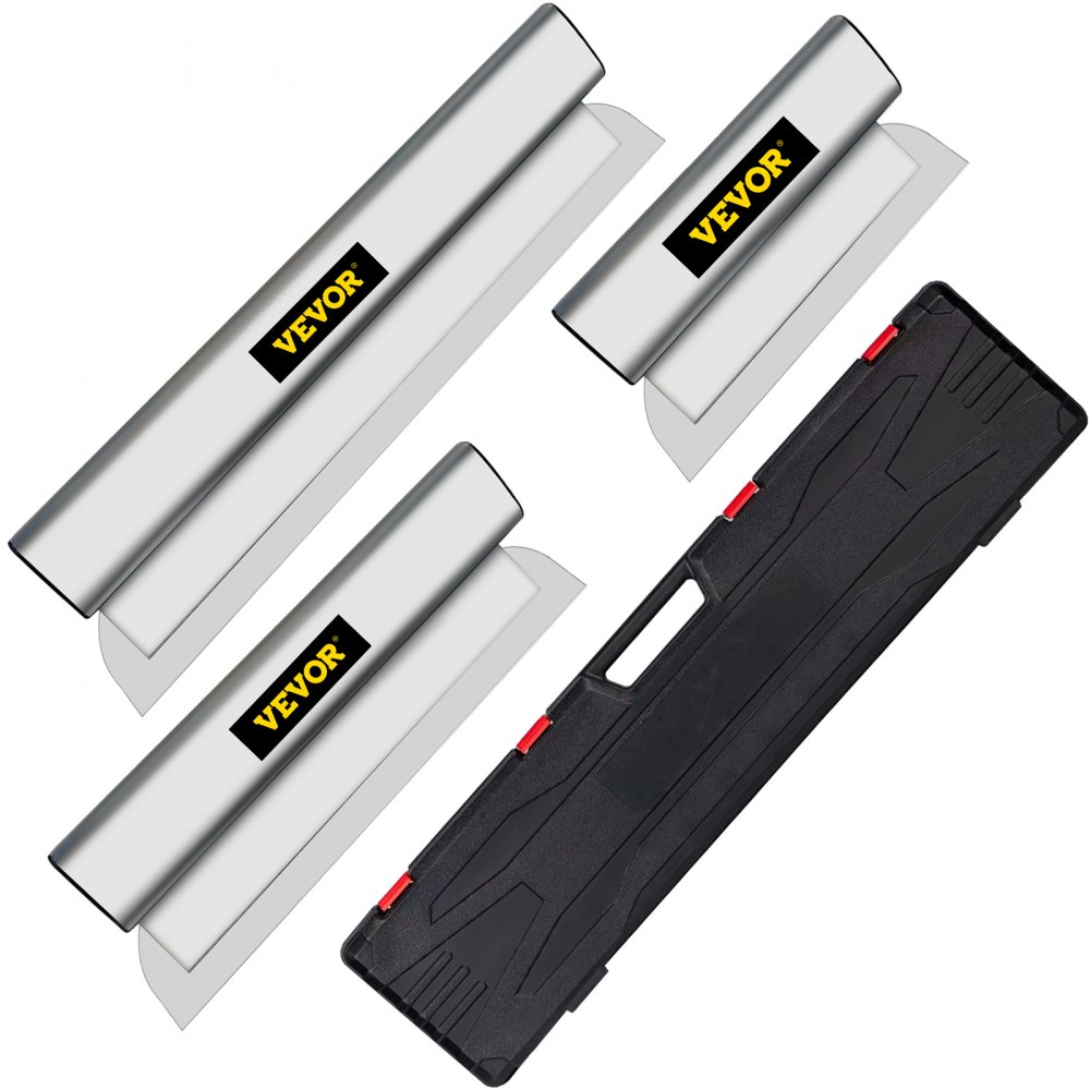 VEVOR Drywall Skimming Blade Putty Knife Combo 10/16/24in Finishing Trowel Tool - WBSNZGD101624F513V0