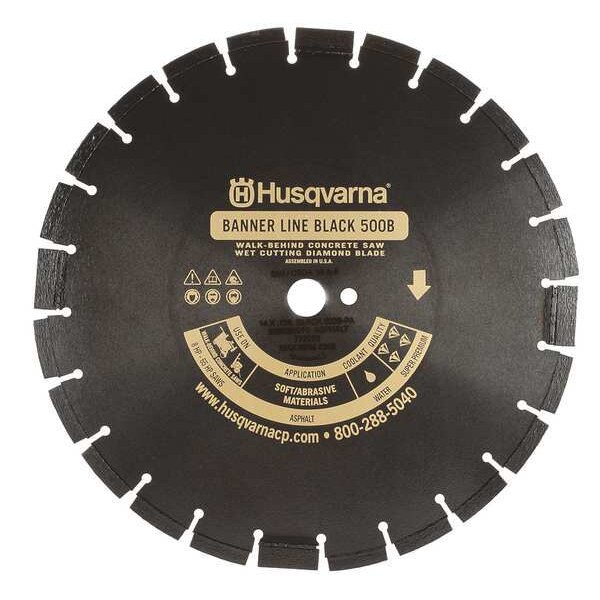 Husqvarna Diamond Saw Blade, Masonry, 26 in. Dia. - Banner Black 500 B-R