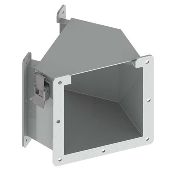 Nvent Hoffman Wireway 45 Degree Elbow, 12 Type, NEMA 12 Rating, Steel, Painted - F66LE45A