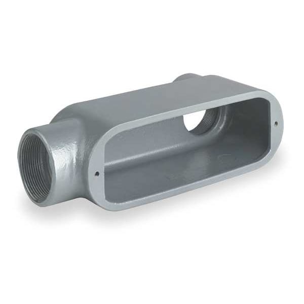 Hubbell Killark Conduit Outlet Body, Iron, 2 In. - OLB-6M