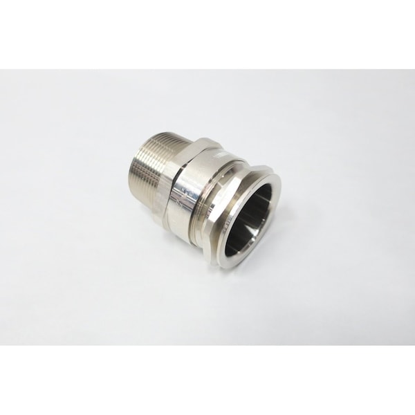 Crouse Hinds Conduit Fitting Locknut, 2-1/2 in, Brass, Nickel Plated - ADE1N2503NPNK1