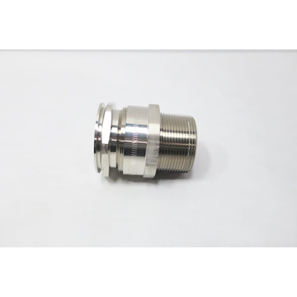 Crouse Hinds Conduit Fitting Locknut, 2-1/2 in, Brass, Nickel Plated - ADE1N2503NPNK1
