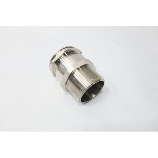 Crouse Hinds Conduit Fitting Locknut, 2-1/2 in, Brass, Nickel Plated - ADE1N2503NPNK1