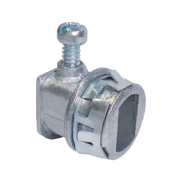 Sigma Engineered Solutions Sigma Engineered Solutions Snap Lock 3/8 in. D Die-Cast Zinc Flex Connector For AC and MC 2 pk - 45502