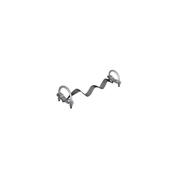 O-Z/Gedney Rigid Conduit Fittings, 1/2 to 3/4'', 24'' L, Hot Dip Galvanized Malleable/Ductile Iron ClA, Hot Di - BJ-0507-24