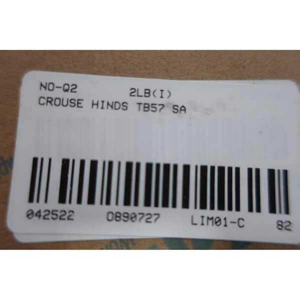 Crouse Hinds Box Of 2 1-1/2in Conduit Outlet Bodies and Box - TB57 SA