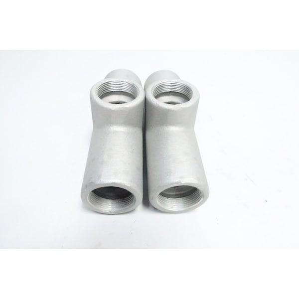 Crouse Hinds Box Of 2 1-1/2in Conduit Outlet Bodies and Box - TB57 SA