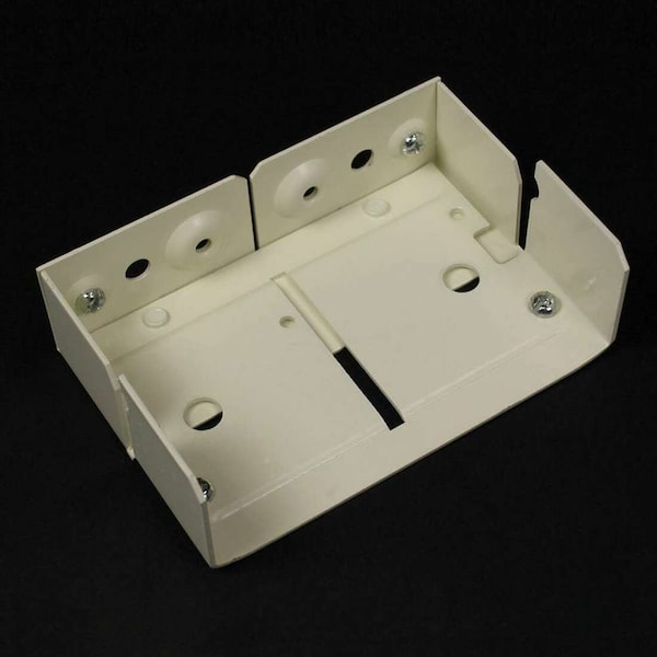 Legrand Internal Elbow Raceway, 4000 Series, 1 Channel, 4-3/4 in W, 1-1/2 in H, 3 in L, Ivory - V4017