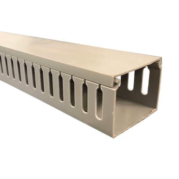 Wire Trak Cover Plate Raceway, 1 in W, 1/2 in H, 6 ft L, White, 20 PK - PFOS1.3X1.3S