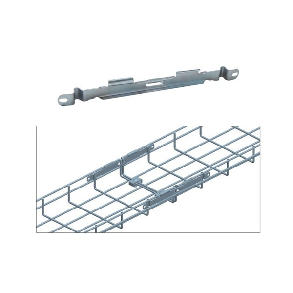 Quest Manufacturing Cable Tray Fast Fix Splicer, Zinc (Requires CT0008-03) - CT0007-03