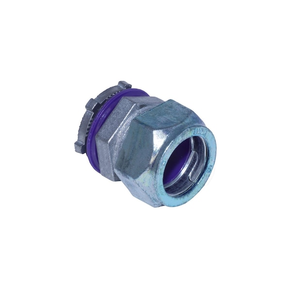 Gampak EMT Connector, Compression, Die Cast Zinc, Red - 49850