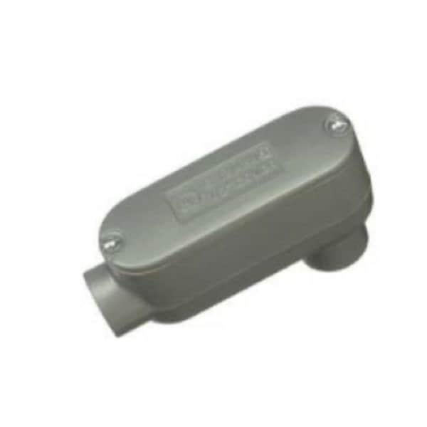 Kento Gear 0.75 in. Conduit Body LB, Gray - KE3276596