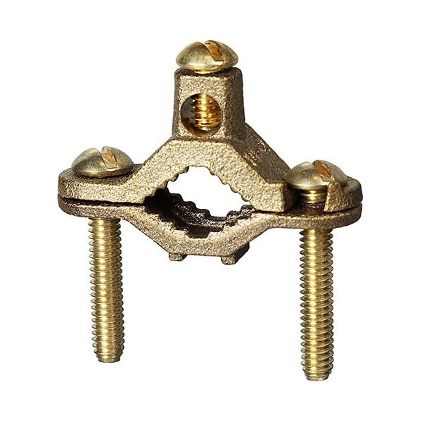 Dottie L.H. Dottie 1/2''-1'' Bronze Bare Ground Clamp w/ Brass Screw, 25PK - PL25