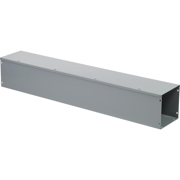 Square D Wireway, Square-Duct, 8 inch by 8 inch, 4 feet long, hinged cover, N1 paint, NEMA 1 - LDB84
