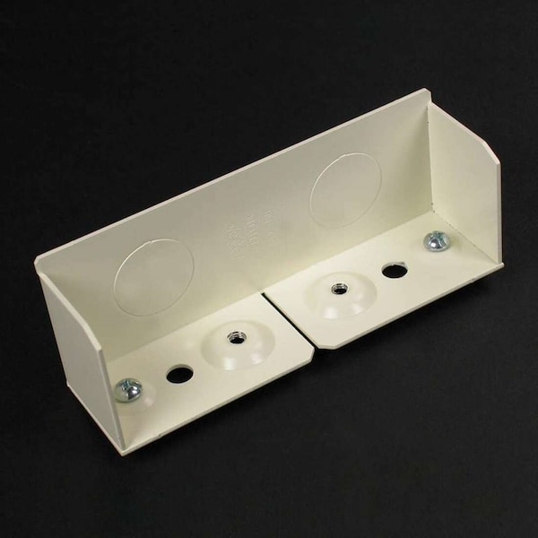Legrand Blank End, 4000 Series, 1 Channel, 4.75 in W, 1.25 in H, 1.25 in L, Ivory - V4010B