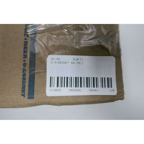 O-Z/Gedney Conduit Fitting Connector, 3/4 in, Liquid-Tight - 4Q-75LT