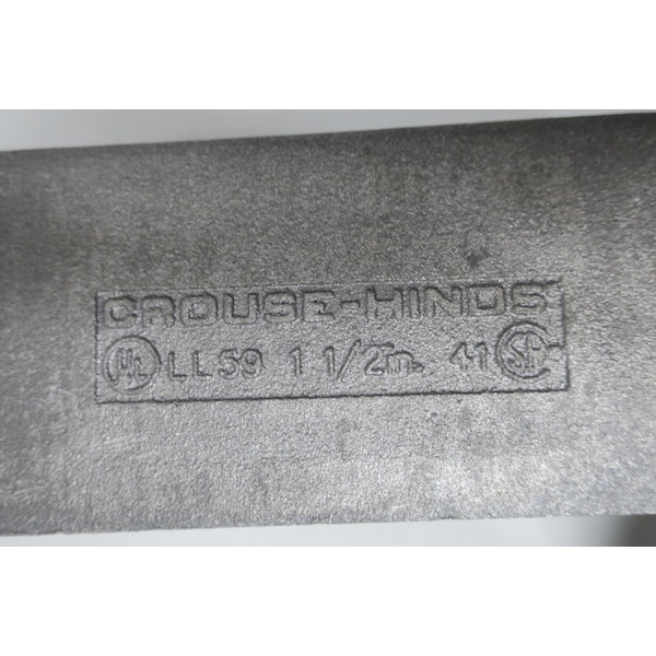 Crouse Hinds LL 1-1/2IN CONDUIT OUTLET BODIES AND Box, 2PK - LL59