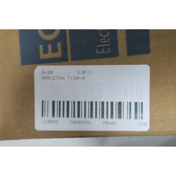 Appleton Electric Form 85 Aluminum T 112In Conduit Outlet Bodies And Box - T150-A