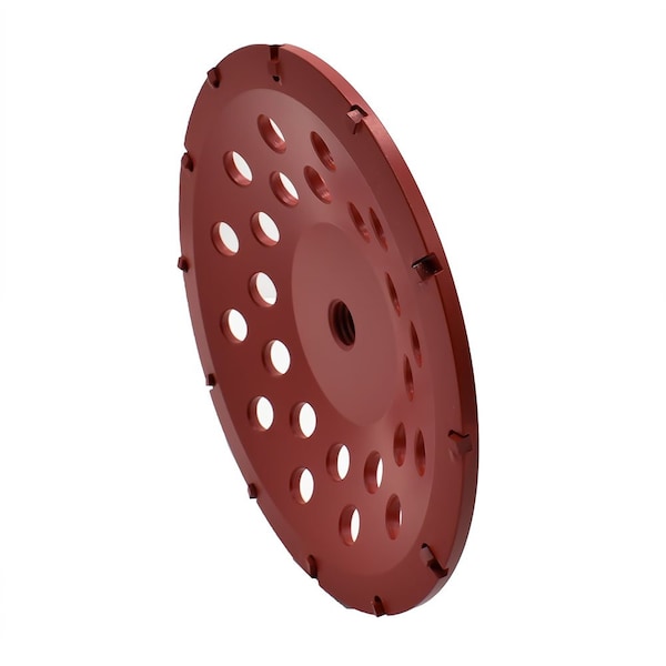 Rueda de copa de molienda PCD de 7 pulgadas con cuerpo de acero y roscas de 5/8 pulgadas-11 - 7PCDCW de Specialty Diamond