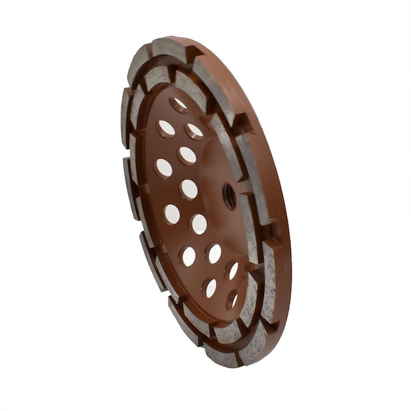 Rueda de copa de molienda de 7 pulgadas con cuerpo de acero y roscas de 5/8 pulgadas-11 - 7SDRCW