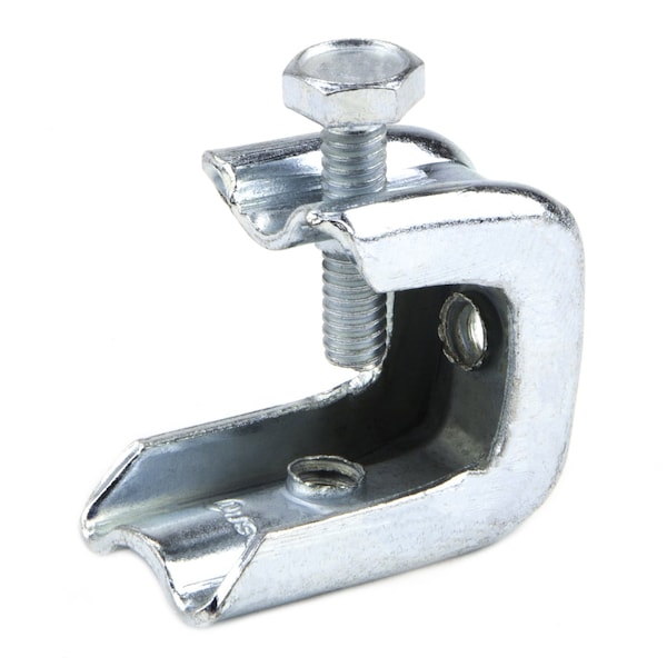 Dottie Clamp, Threaded Rod Use, 3/8 in, Steel, Zinc Plated - BK38