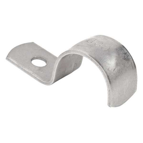 Calbrite One Hole Strap, Conduit; Pipe Use, 3/4 in, 316 Stainless Steel, Polished Brite - S607001S00