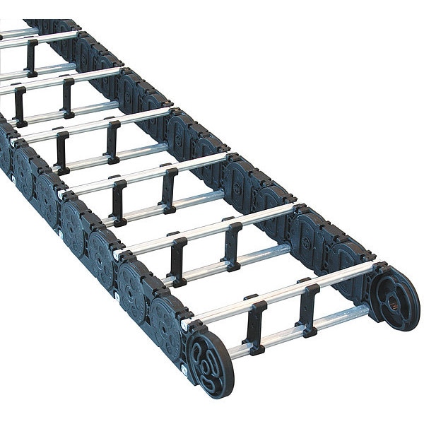 Kabelschlepp Varitrak MC, Open, Nylon/Alum, W7.93In, L1Ft - MC0650-6.75-RS-145-2V1