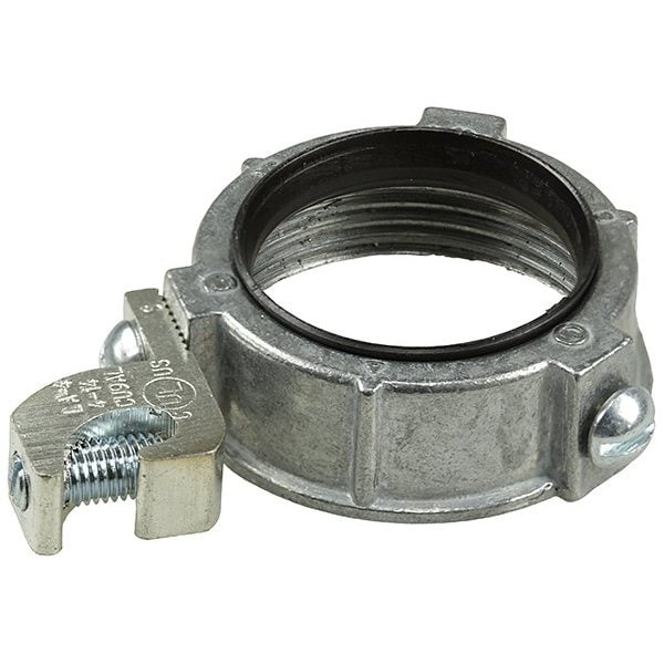 Dottie Conduit Fitting Bushing, 2-1/2 in, Threaded, Aluminum, Zinc Plated - GBL250