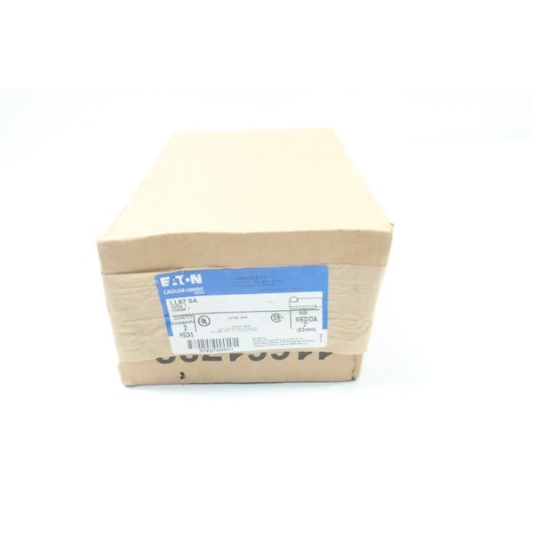 Crouse Hinds 2In Conduit Outlet Bodies And Box, 2PK - LL67 SA