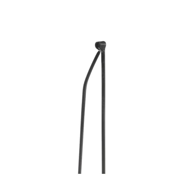 Ty-Rap Cable Tie, 11-1/2 in L, 3 in Max Bundle Dia., Black, Nylon 6/6, 30 lb Strength, 1000 PK - TY26MX