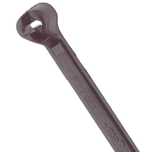 Ty-Rap Cable Tie, 11-1/2 in L, 3 in Max Bundle Dia., Black, Nylon 6/6, 30 lb Strength, 1000 PK - TY26MX