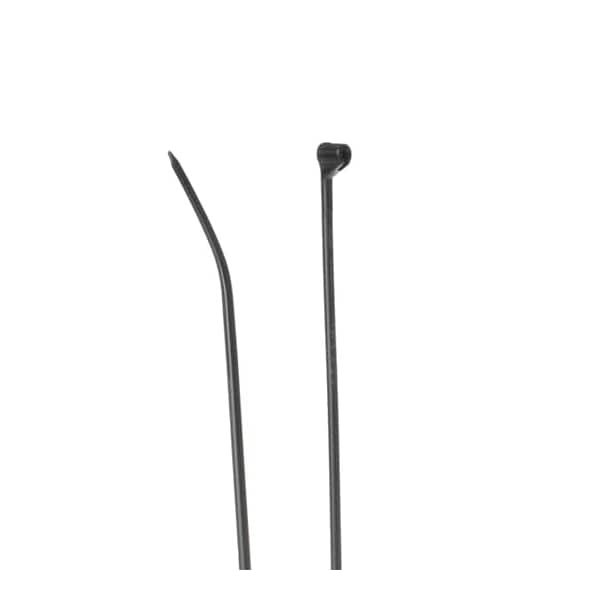 Ty-Rap Cable Tie, 11-1/2 in L, 3 in Max Bundle Dia., Black, Nylon 6/6, 30 lb Strength, 1000 PK - TY26MX