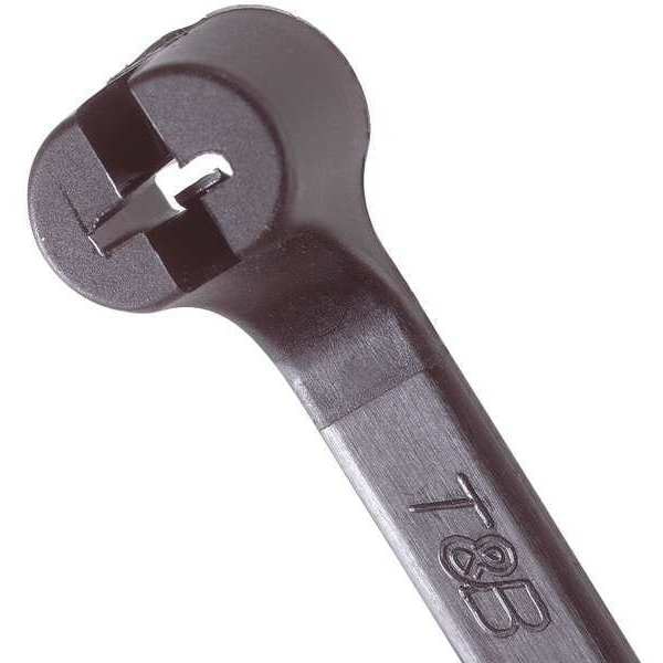 Ty-Rap Cable Tie, 18 in L, 5 in Max Bundle Dia., Black, Nylon 6/6, 120 lb Strength, 50 PK - TY5275MX