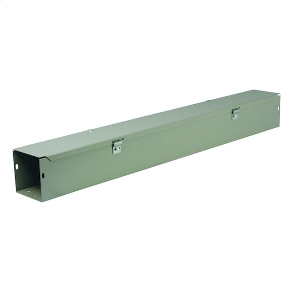 Wiegmann N1 HNGD WIREWAY, NO KO 8X8X96 CS, GRAY - HS888NK