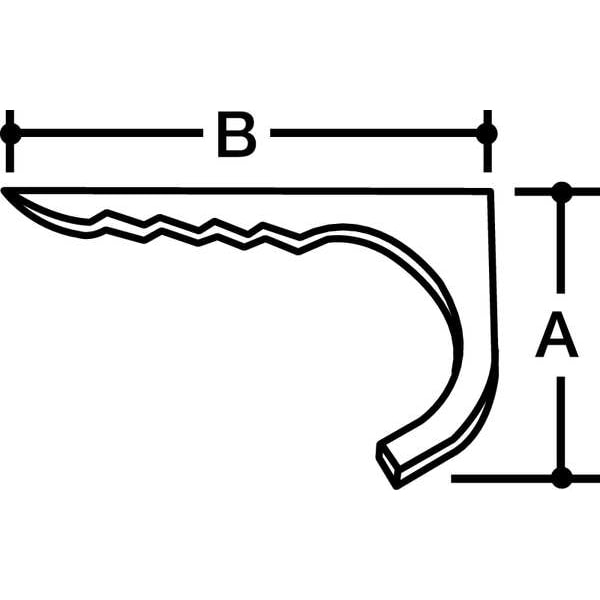 Zoro Select Strap, Conduit; EMT; Pipe Use, 1 in, Steel, Zinc Plated - 3LR60