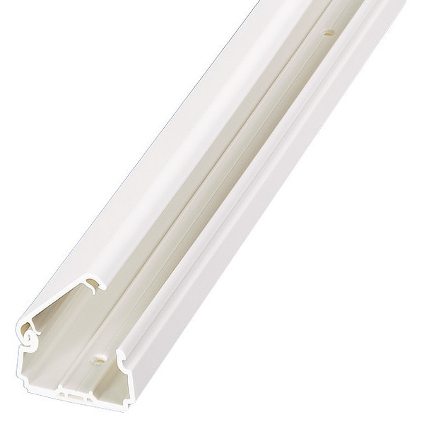 Panduit Cover Plate Raceway, LDPH Series, 1 Channel, 1.52 in W, 0.86 in H, 10 ft L, Off White - LDPH10IW10-A