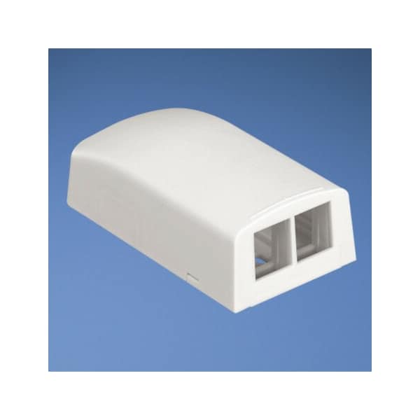 Panduit 1.95 in W, 1.12 in H, 3.65 in L, Off White - NK2BXIW-A