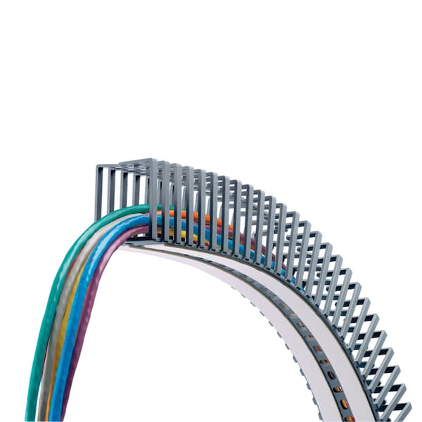 Panduit Slotted Duct, Polypropylene, 25X25X500Mm, (70 Pack), 70PK - FL25X25LG-AV