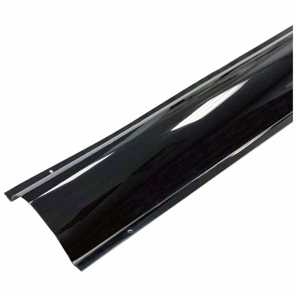 Electriduct Raceway, 5 ft L, 4-1/8 in W, 1 Channel, Stainless Steel, Black - SR-CSX-SS-4.3-BK