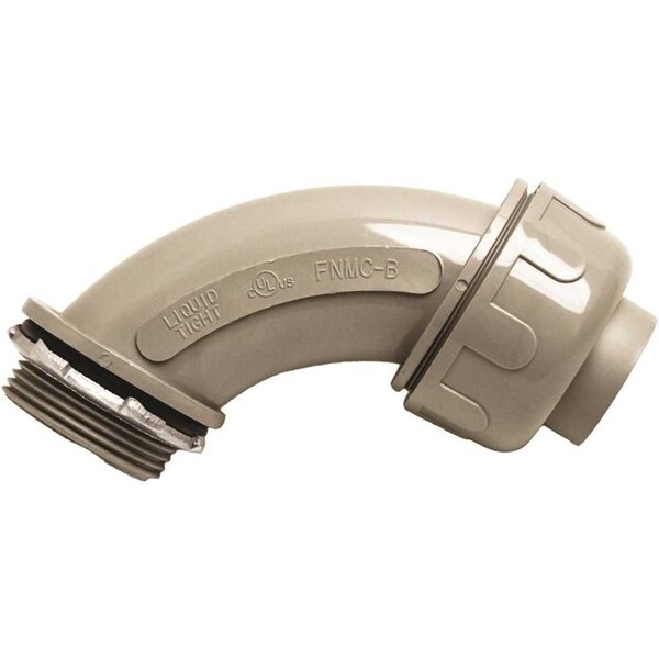 Southwire Conduit Fitting Connector, Liquid-Tight, Steel, PVC Coated, Red - 58133902